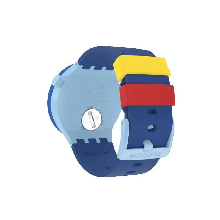 Swatch Big Bold Series Quartz Movement 30m Waterproof Watch Unisex watches Multicolor SB03N105