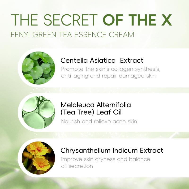 Green Tea Face Cream 40g Deep Hydration Moisturizing Skin Care Cream