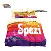 Paulaner Spezi Vintage Color Block 3-Piece Bedding Set (Duvet Cover & Pillowcase)