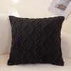 Plush Solid Color Pillow Bed Bedside Pillow Core Sofa Pillow