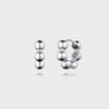 Silver Ball One-Touch Earrings SA25C53U