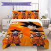 Goku Dragon Ball Threepiece Set 1 Duvet Cover 2 Pillowcase Without Core Without Core Bedding Set Soft And Comfortable