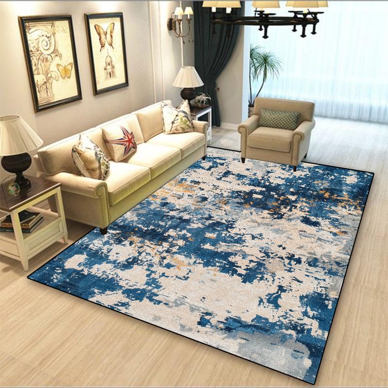 

Скандинавский Абстрактный Ковер с Брызгами Чернил для Гостиной, Украшение Дома, Под Диван, Нескользящий, Большие Ковры, Коврик для Гостиной, Кофейных Столиков, Стульев, Моющийся 60*90cm