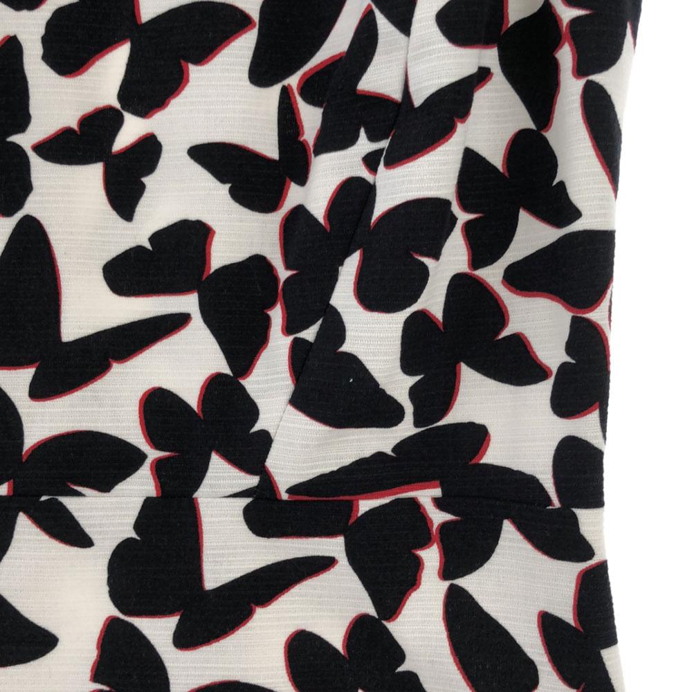 Kate Spade All-over butterfly pattern No sleeve one piece 2 Back zip Women Used