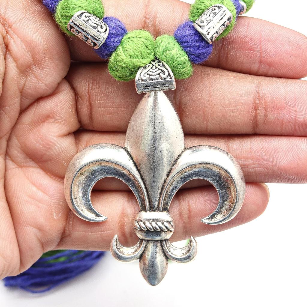 Trisul Dzień Matki Makrama Sznurek Biżuteria Naszyjnik 20 cali