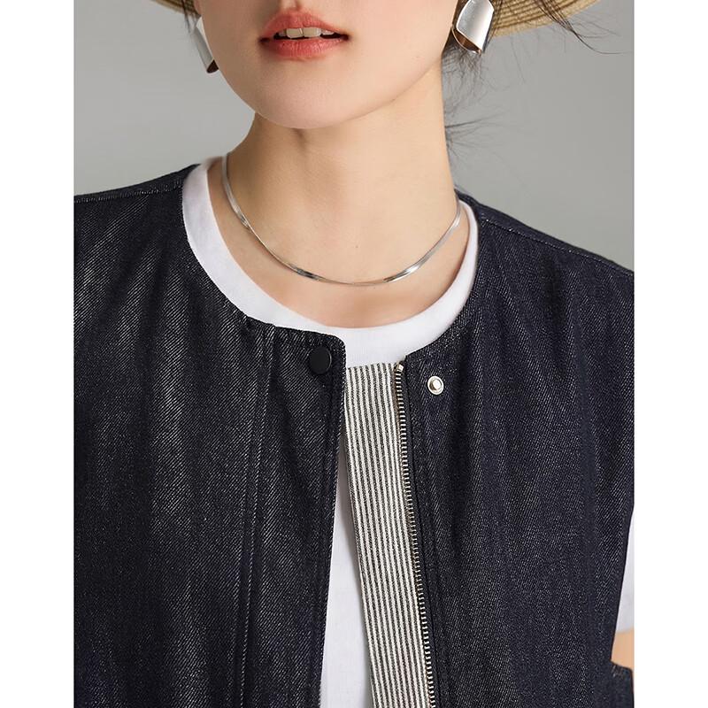Women's Lyocell Blend Denim Vest