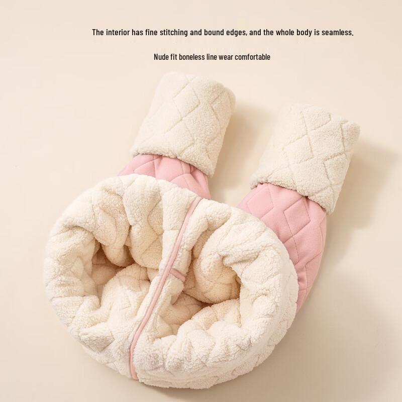 Women's 100% Wool High-Waist Fleece-Lined Thermal Leggings