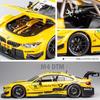 1:24 BMW M4 DTM M6 BMW CSL Rennwagen Freilauf High Light Sport Rennwagen Modell Spielzeug Miniatur-Nachbildung aus Druckguss-Metalllegierung