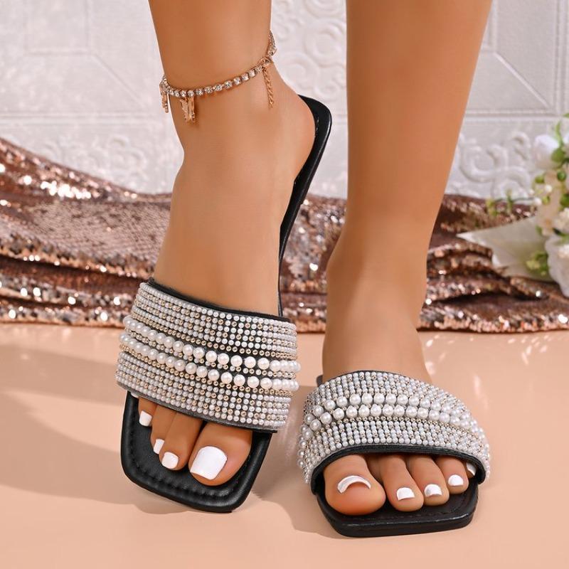 

Летние Новые Стильные Квадратный Носок Открытый Носок Удобные и Модные Шлепанцы, Подходящие для Женской Уличной Пляжной Одежды 35 чёрный