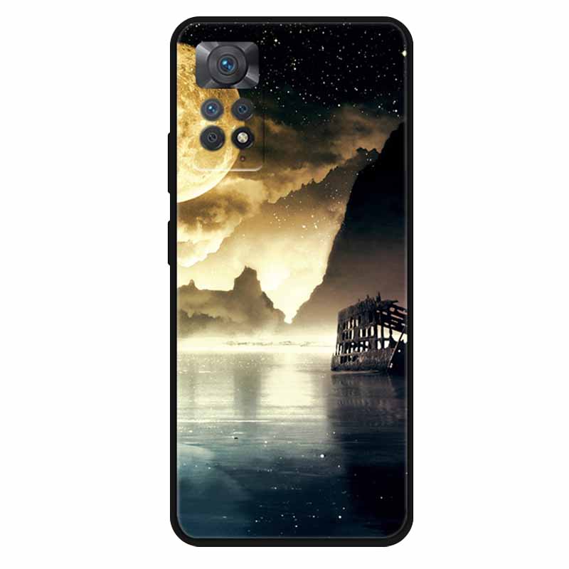 For Xiaomi Redmi Note 11 Pro 4G Case Soft Space Marble TPU Silicone Back Cover For Xiaomi Redmi Note 11Pro 4G Cases Bumper Shell