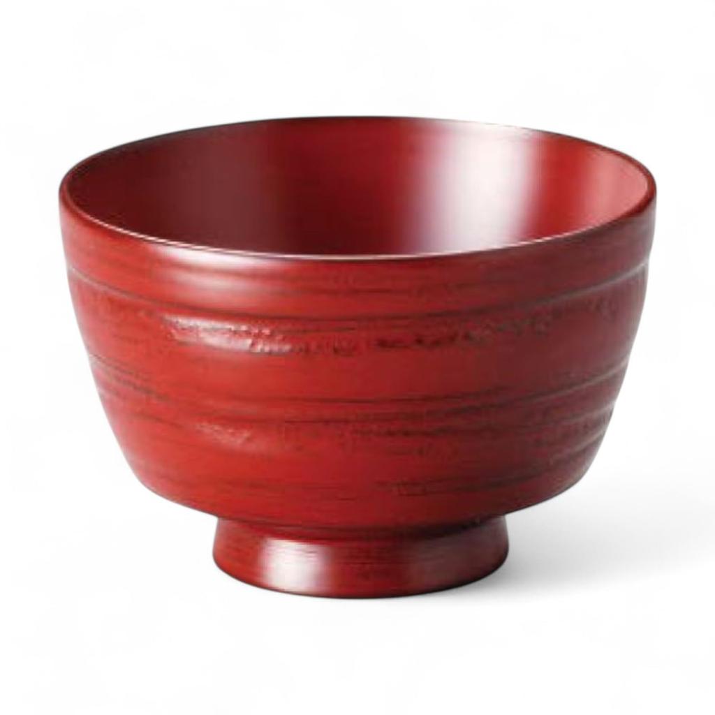 Family Lacquerware Genuine Made in Japan J-kitchens Bowl, Wooden, Lacquer, Hand-Painted, PID-635164,