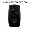 1 Pc Dual WHITE Led Rocker Toggle Switch 5/7P SPST DPDT ON-OFF ON-OFF-ON Switch for Car Boat RV Marine Vehicle Car Tuning Part Switches4