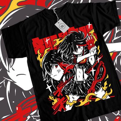 Kill la Kill Ryuko T-Shirt Mädchen Anime Ryuko Matoi Senketsu Waifu Shirt Alle Größen Unisex T-Shirt