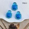 50Pcs Cute Resin Turtle Diy Craft Glow In Dark Cartoon Vegetable Fruit Turtles Figurines For Desk Decor Ornament