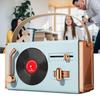 Portable Retro Bluetooth Speaker, High Sound Quality, Blue, Abs