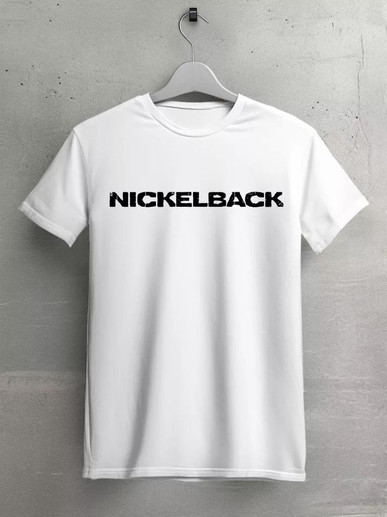 Unisex T-Shirt Nickelback Music Nickelback Rock Metal with Log