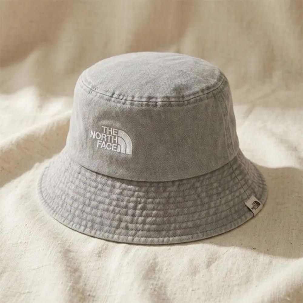 [The North Face] White Label Logo Bucket Hat Denim NE3HS00L M