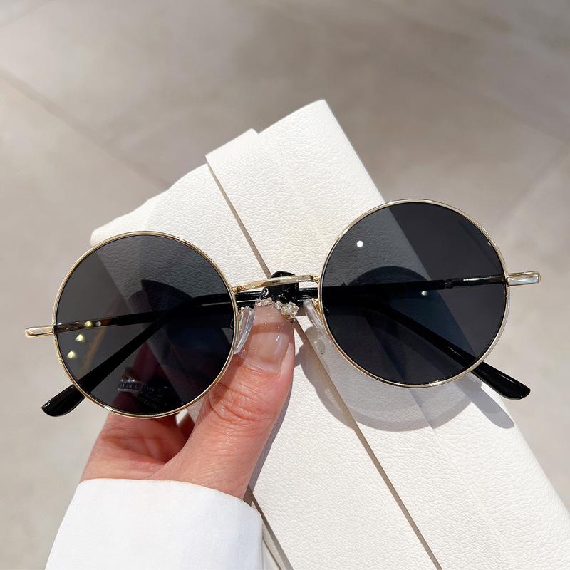 Vintage Steam Punk Round Sunglasses Women Luxury Brand Designer Fashion Trendy Mirror Sun Glasses Men Uv400