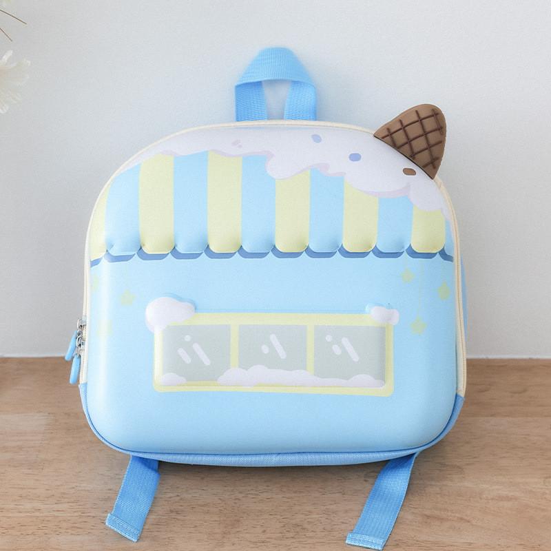 Bag Toddler School With Colorful Stitching And Geometric Print For Learning Kid