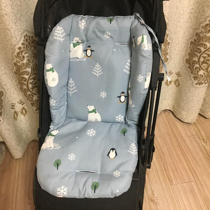 Multi-Color Rainbow Cotton Stroller & High Chair Cushion Pad