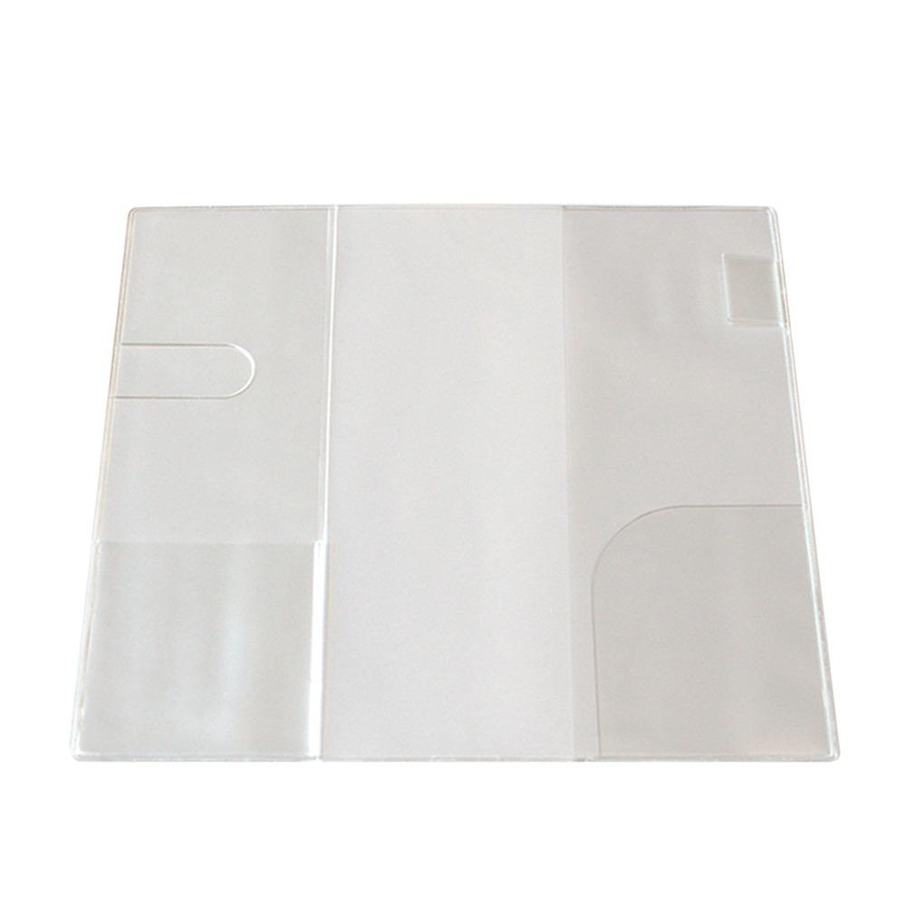 Durable A5/A6 Notebook Protective Sleeve Transparent PVC Scrapbooking Cover Waterproof Book Cover Agenda Planner