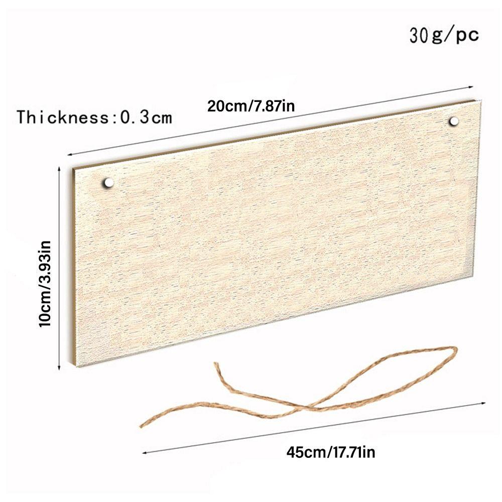 Wood Hotel Bulletin Board Reminder Signs Door Hanger Convenient To Use Door Plate  Office