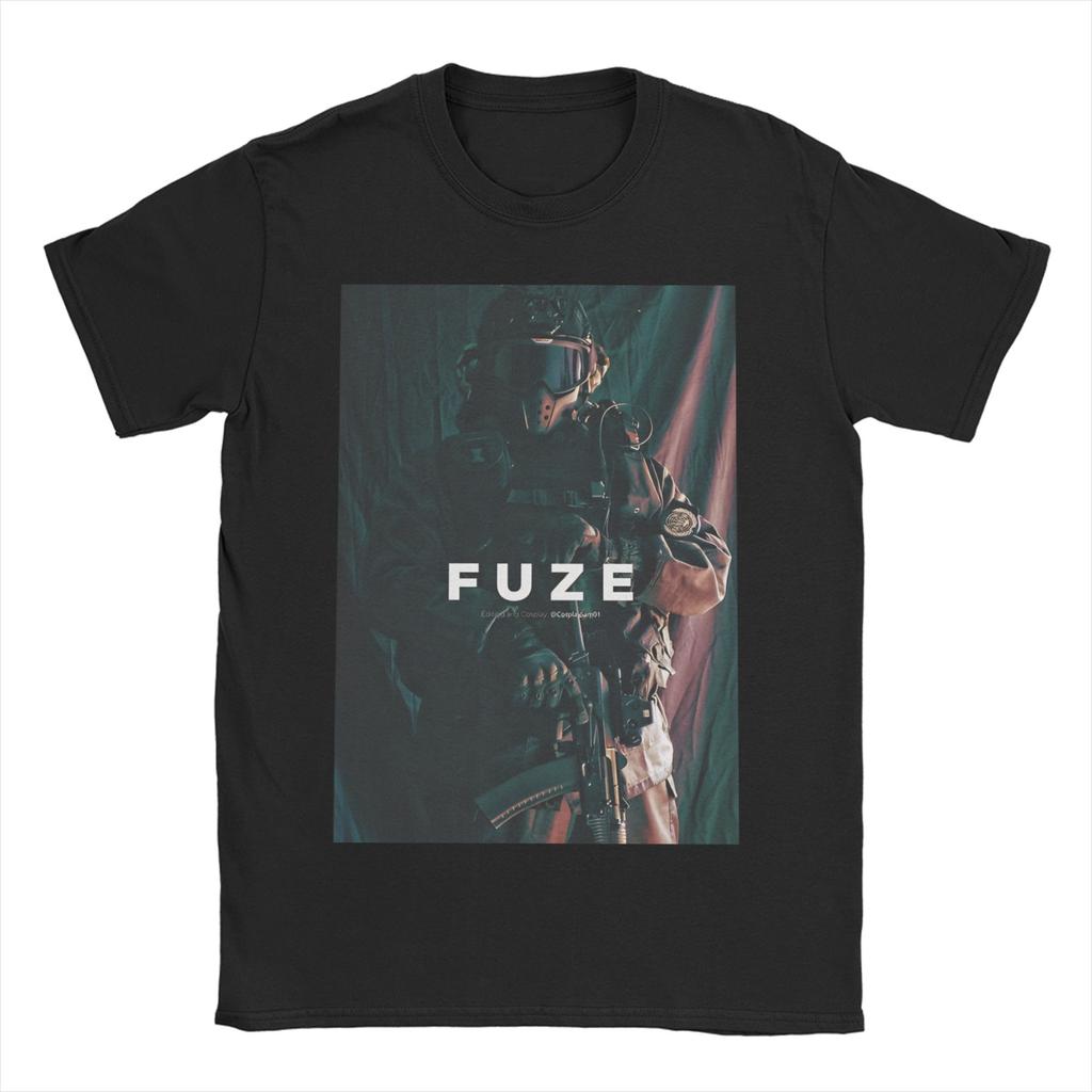 Unisex Womens Funny Tachanka Lord Fuze Game Art T Shirt Cotton Clothes Casual Short Sleeve Crewneck Tee Shirt Gift Idea TShirts