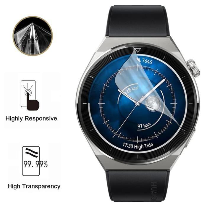 Protecție ecran pentru Huawei Watch GT3 Pro - 46mm [Pachet 6] Folie Protectoare din Plastic Rezistentă Ultra Subțire Phonillico