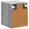 Wall Mounted Nightstand Grey Sonoma 34.5 x 33 x 40 cm
