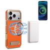 Geeignet für iPhone 17 16 15 14 13 Pro Max Plus Air-Leder magnetisch kabelloses Laden versteckte Halterung Handyhüllen