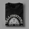 Yellowstone Dutton Ranch Montana Rustic Vintage T-Shirts Men  Leisure Pure Cotton Tees O Neck Short Sleeve T Shirt Printing Tops