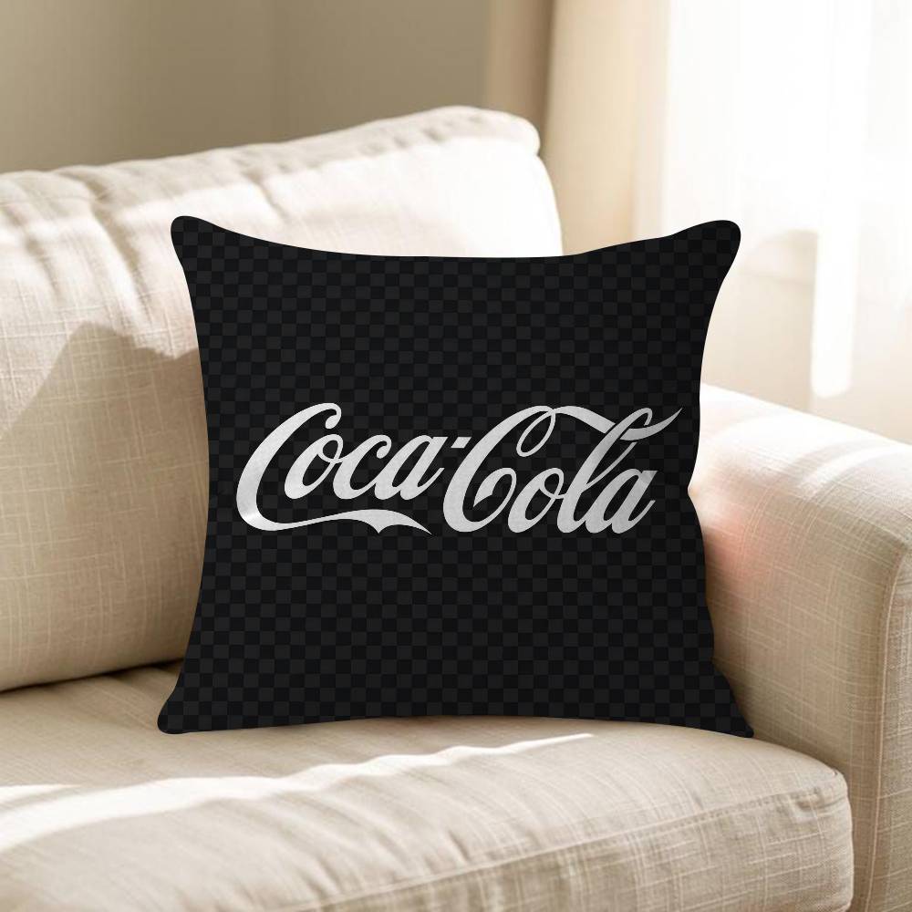 Soda Water CCocaCCola Personalized Pillow Cover Kids Bedroom Wild Party Decor Pillowcase Kid Birthday Shower Gift