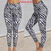 Women High Waist Yoga Pants Leopard Print Leggings Workout Fitness Activewear