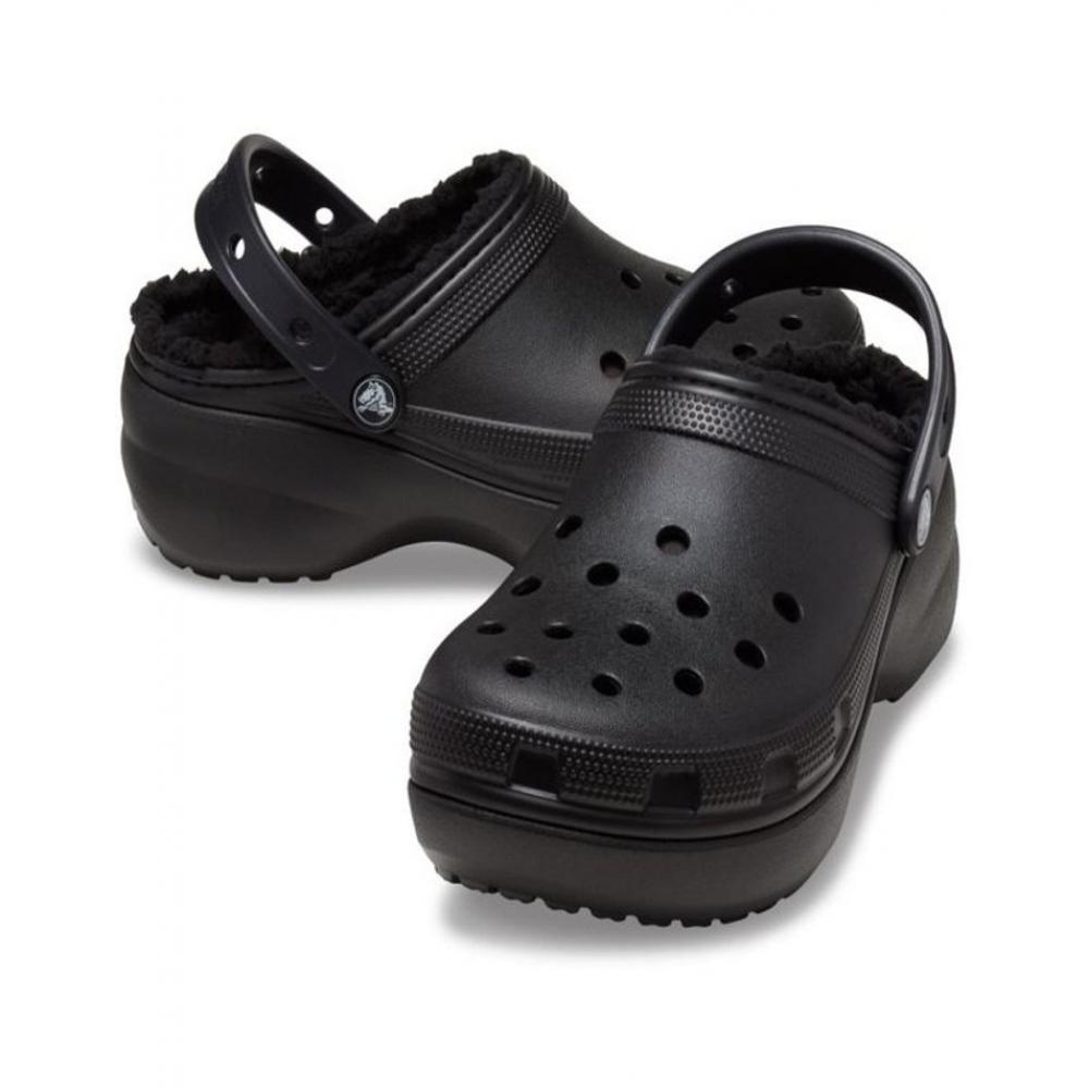 

Crocs Classic Platform Lined Clogs Black 207938 001 black/220