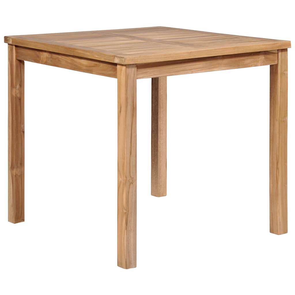 Gartentisch 80x80x77 cm Massives Teakholz