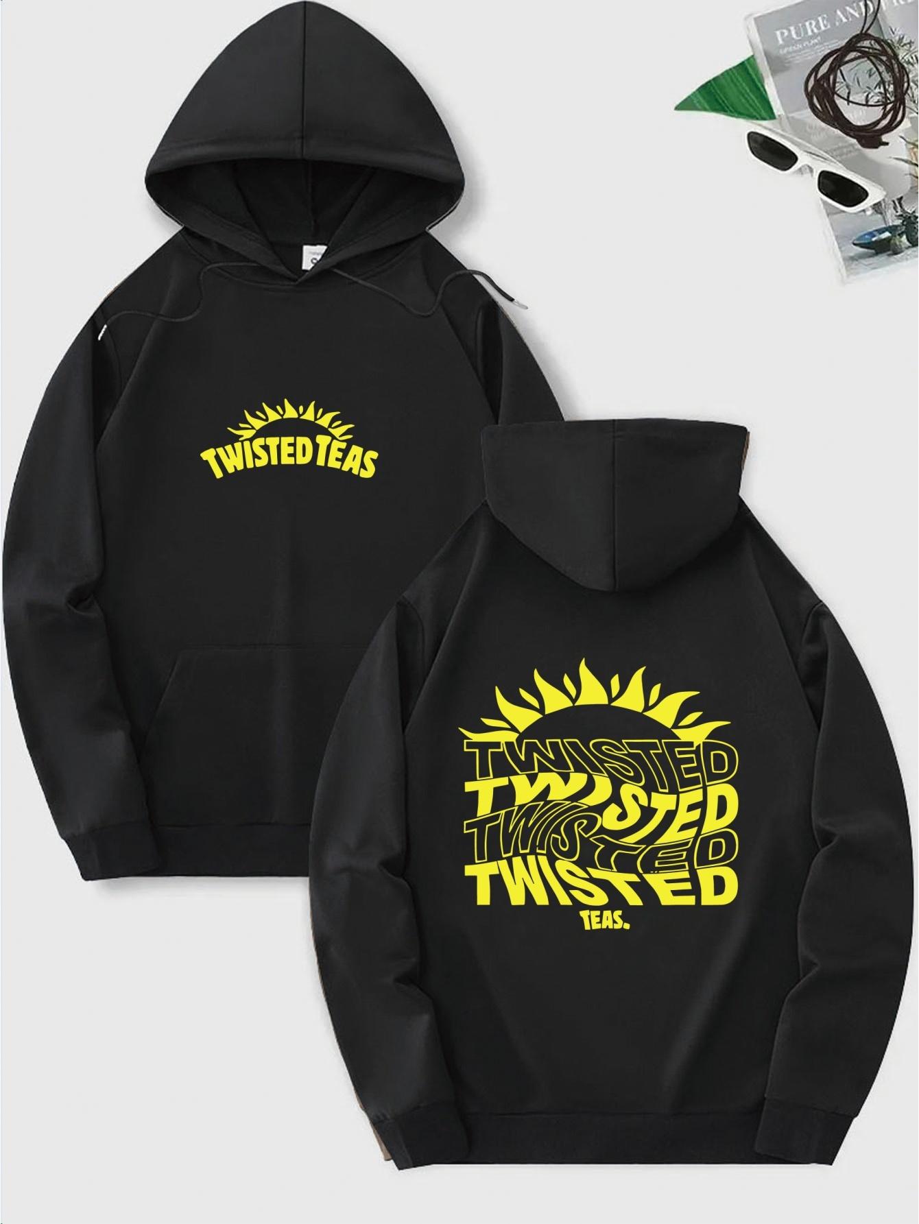 

Men S Twisted Teas Graphic Hoodie Casual Pullover with Drawstring Fall Winter StreetwearFit Comfortable Fit Hoodie 3XL