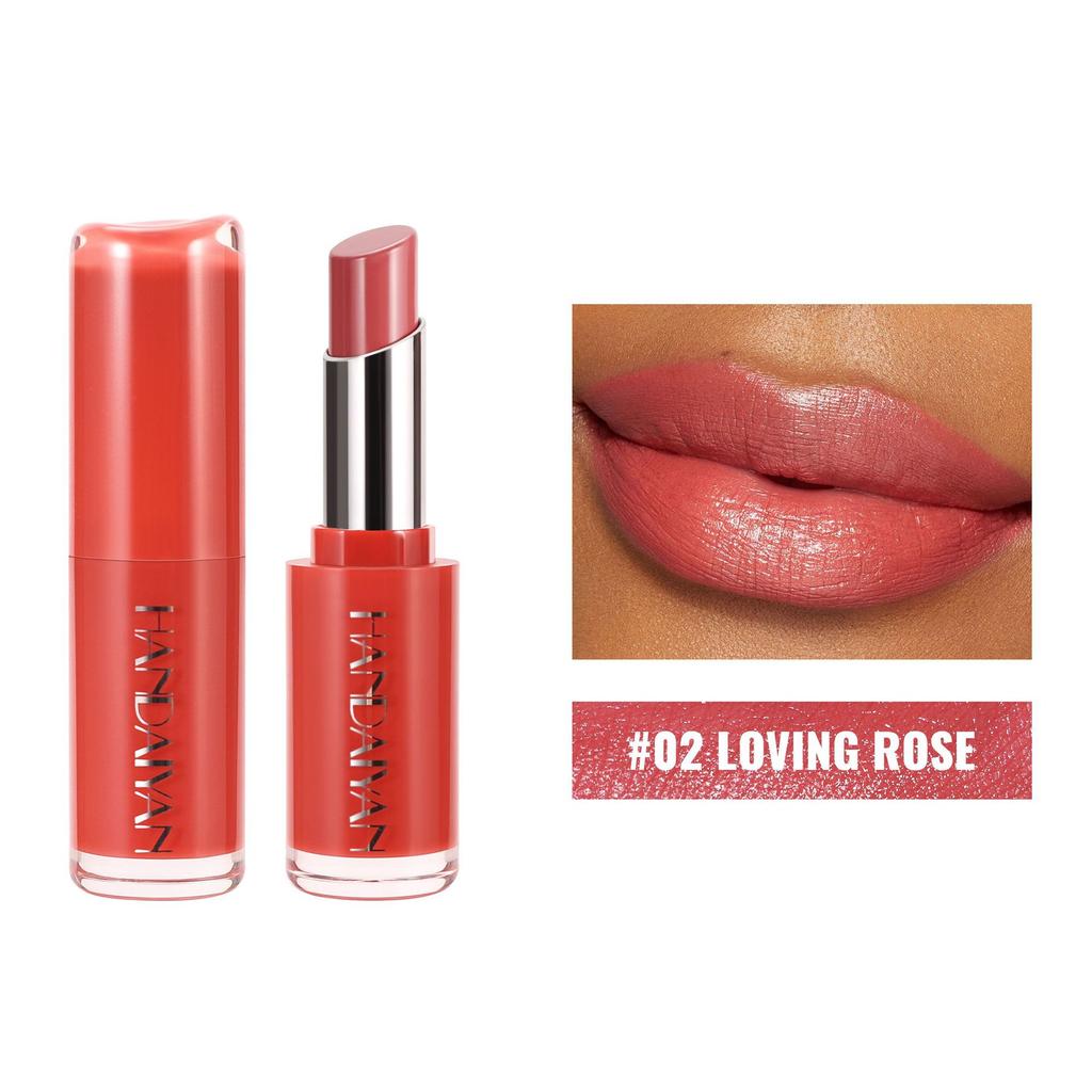 Waterproof Velvet Lipstick Moisturizing Red Brown Pink Lipsticks Hydrating Rose Purple Lip Tint Nature Nude Lips Makeup Cosmetic