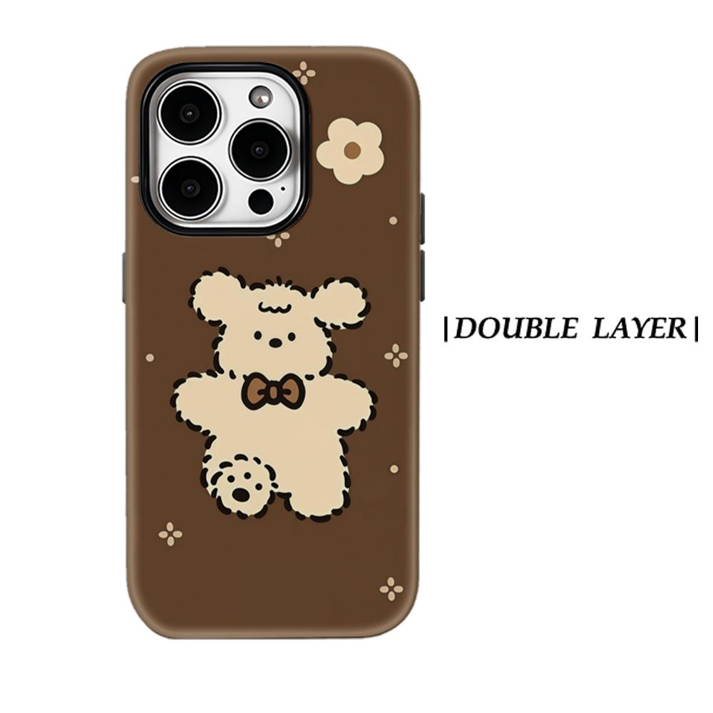 

Cuddly Teddy BowFor Magnetic Phone Case for IPhone 17 16 15 14 13 Pro Max Plus Single Double-layer Tough Case IPHONE13