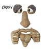 Old Man Tree Face Glow?in?the?Dark Garden Decor, Funny Bark Whimsical Forest Art Resin Ornament, Outdoor Halloween Easter Hugger Yard Decoration