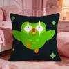 DDuolingos Cute Cartoon Cushion Cover Premium Comfort Reversible Pillow Cove Two In One Design For Any Room  Car Interior