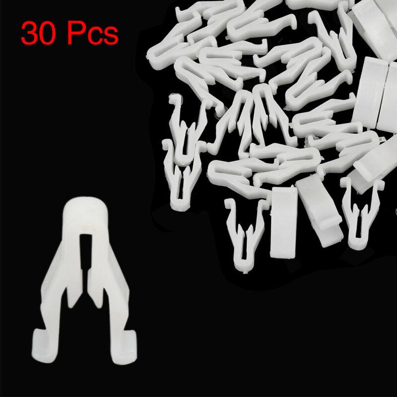 30pcs White Plastic Nylon Switch Bezel Clip For Toyota Lexus CT200h GS350 GS450h