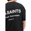 All SS SANCTUM CREW Print T-shirt Black And White Men Women Oversized Street Y2k Casual Short Sleeve Couple Tee Female Male Clothing 
