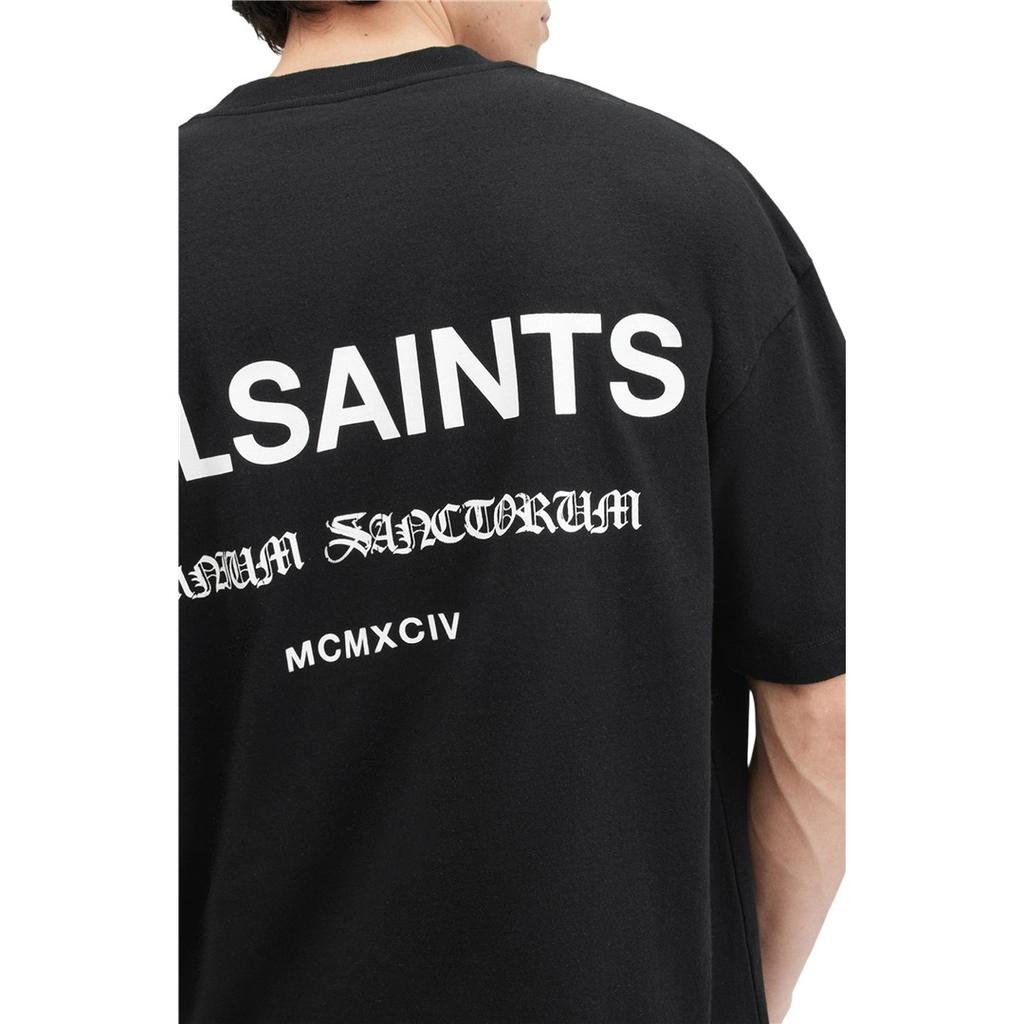 All SS SANCTUM CREW Print T-shirt Black And White Men Women Oversized Street Y2k Casual Short Sleeve Couple Tee Female Male Clothing 
