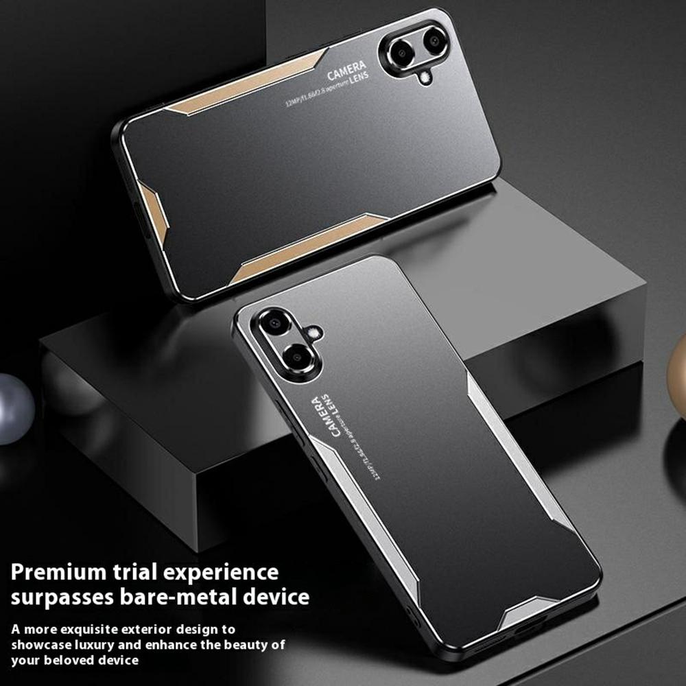 For Samsung Galaxy A07 4G Phone Case Aluminium Alloy TPU PC Back Cover