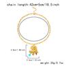 Fashion Stainless Steel Metal Conch Necklaces for Women Cute Shell Tassel Ceramic Fish Necklaces Party Daily Jewelry Gifts