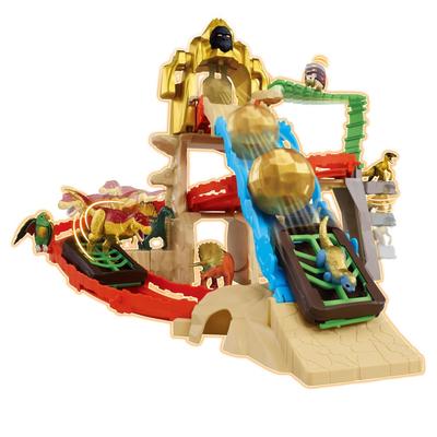 TAKARA TOMY Ania Adventure Continent Ania Kingdom King Gold Mountain Animal Dinosaur Toy for Ages 3 and Up