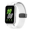 Magnetický pásek pro Samsung Galaxy Fit 3 Pásek Kovový konektor Náramek pro chytré hodinky Correa Galaxy Fit3 Silikonový pásek Příslušenství
