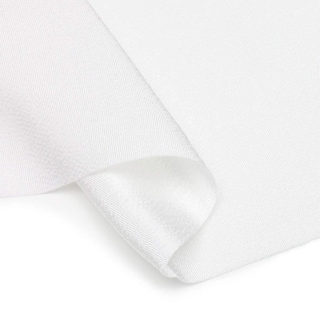 Embroidered half small floral half single item [KYOETSU] collar, pattern, collar, white, (7)