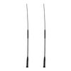 2PCS Soft Whip Antennas Fit for YAESU VX6R VX160 Radio SMA M Interface High Gain Antennae Support 144 430MHz 120 150