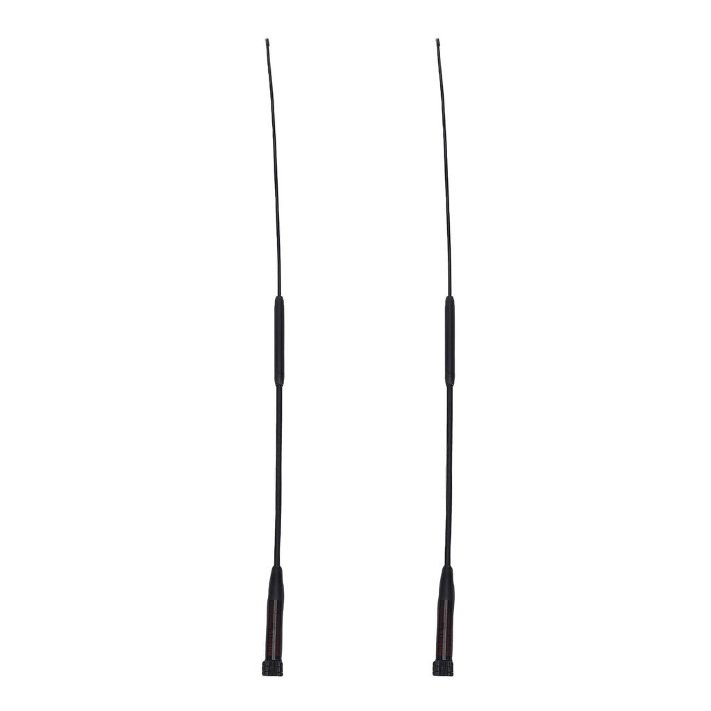 2PCS Soft Whip Antennas Fit for YAESU VX6R VX160 Radio SMA M Interface High Gain Antennae Support 144 430MHz 120 150